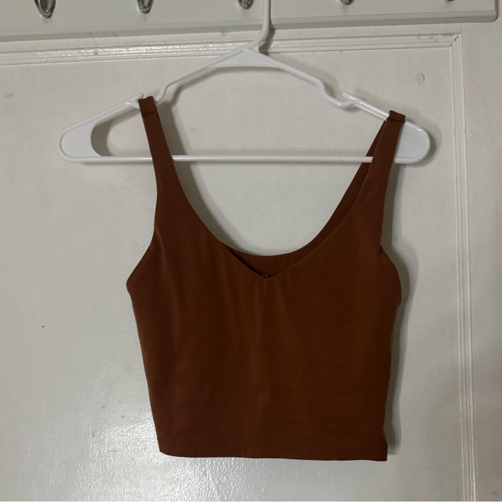 Brown aerie tank top